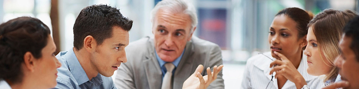 Meeting von Geschäftsleuten